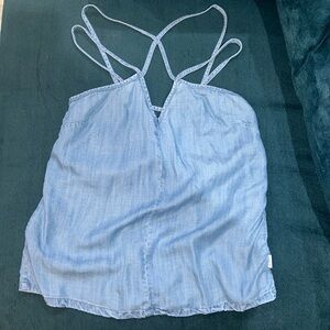RVCA blue strappy tank top